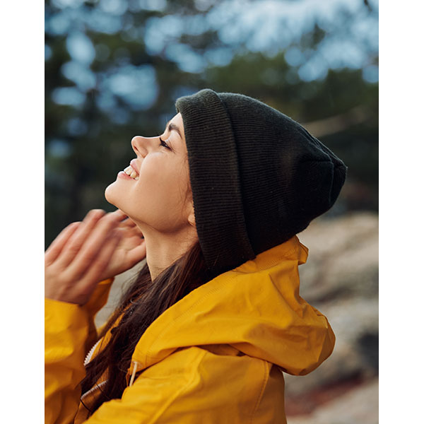 P172 Brand 47 Acrylic Beanie with Turn Up