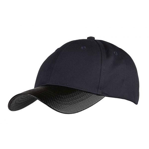 N153 6 Panel Carbon Fibre Effect Baseball Cap