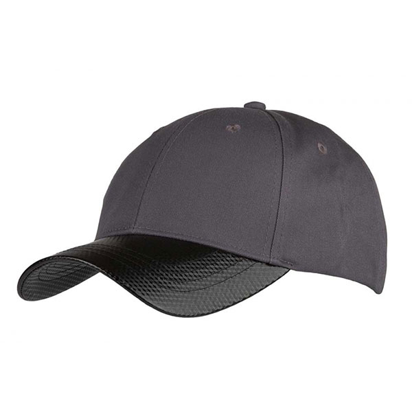 N153 6 Panel Carbon Fibre Effect Baseball Cap