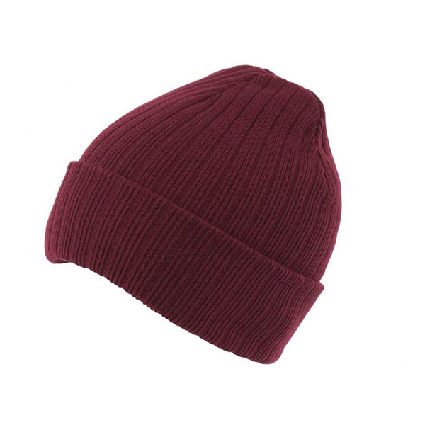P172 Brand 47 Soft Acrylic Ribbed Turn Up Beanie