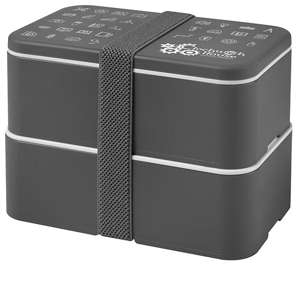 P056 MIYO Lunch Box - Double - 1 Colour