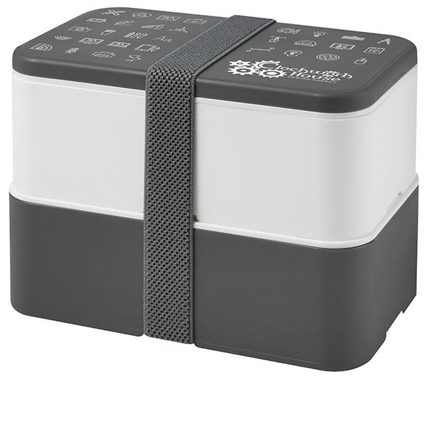 P056 MIYO Lunch Box - Double - 1 Colour
