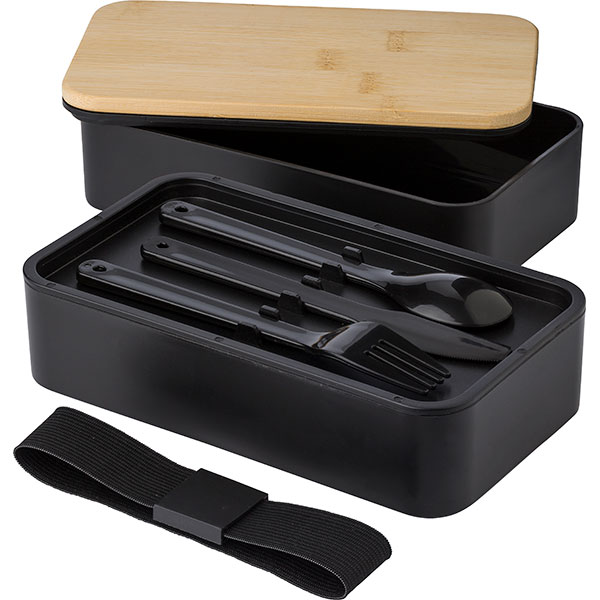P056 Double Lunch Box - 1 Colour