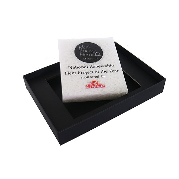 P112 15 x 12.5cm 100% Recycled Acrylic Rectangular Award