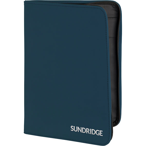 P069 Sundridge Recycled Zipped Folio - 1 Colour