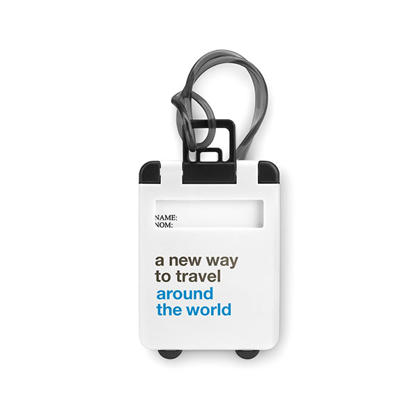 J085 Plastic Luggage Tag