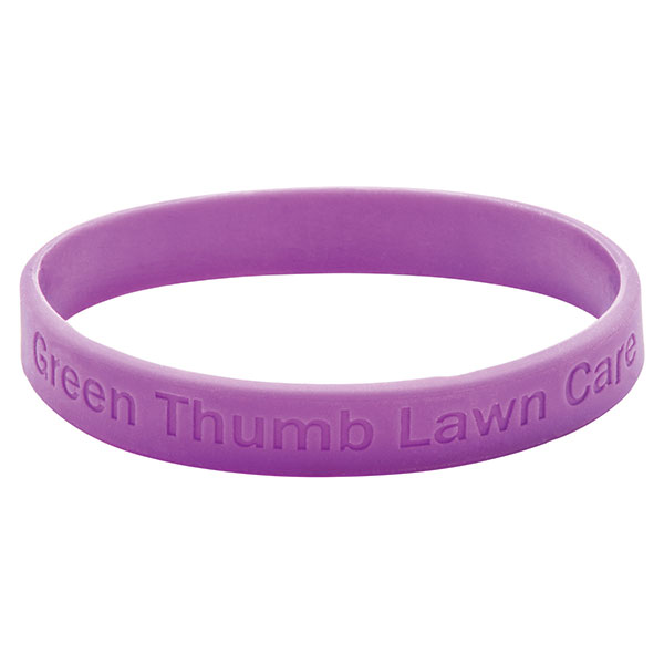 P077 Recessed Silicone Wristband