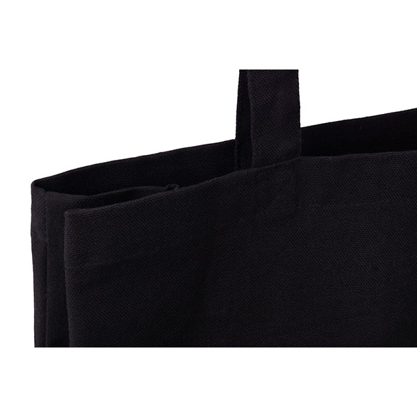 P070 Black 10oz Canvas Cotton Shopper - 1 Colour