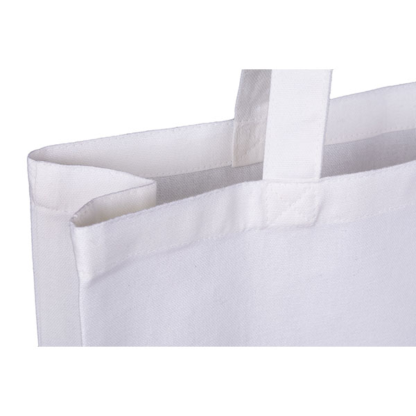P070 White 10oz Canvas Cotton Shopper - 1 Colour
