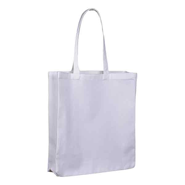 P070 White 10oz Canvas Cotton Shopper - 1 Colour