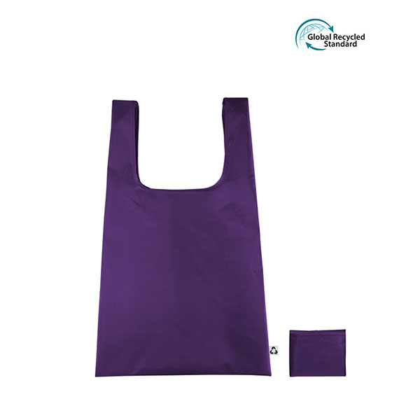 P072 Green & Innocent Tombili rPET Foldable Bag - Full Colour