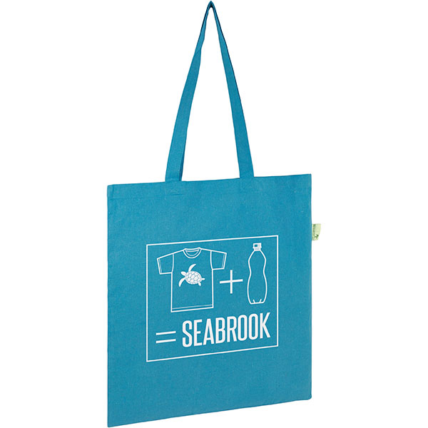 P071 Seabrook 5oz Recycled Cotton Tote Bag - Full Colour