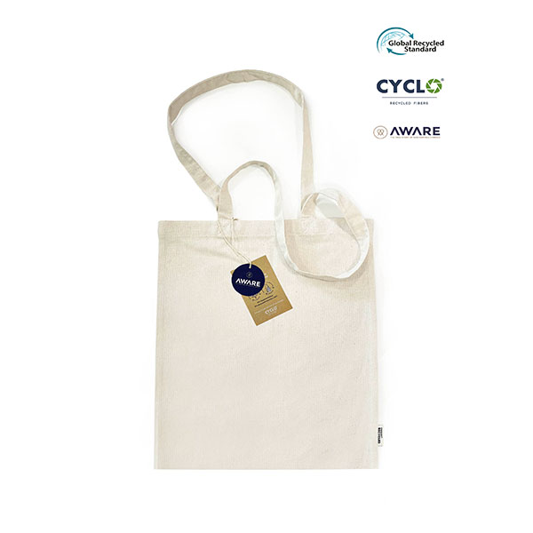 N067 Green & Innocent Falusi Recycled Cotton and rPET Shopper - Spot Colour