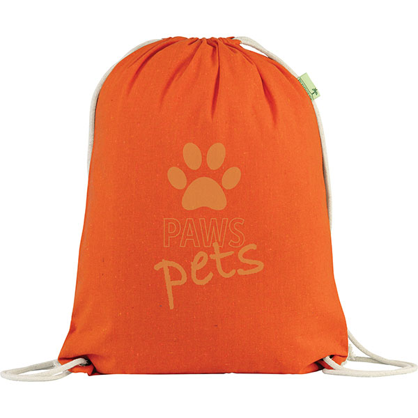 P072 Seabrook 5oz Recycled Cotton Drawstring Bag - 1 Colour