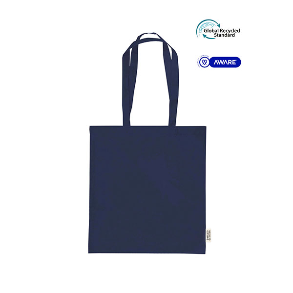 P071 AWARE Recycled 5oz Yarn Dyed Cotton Shopper - Full Colour