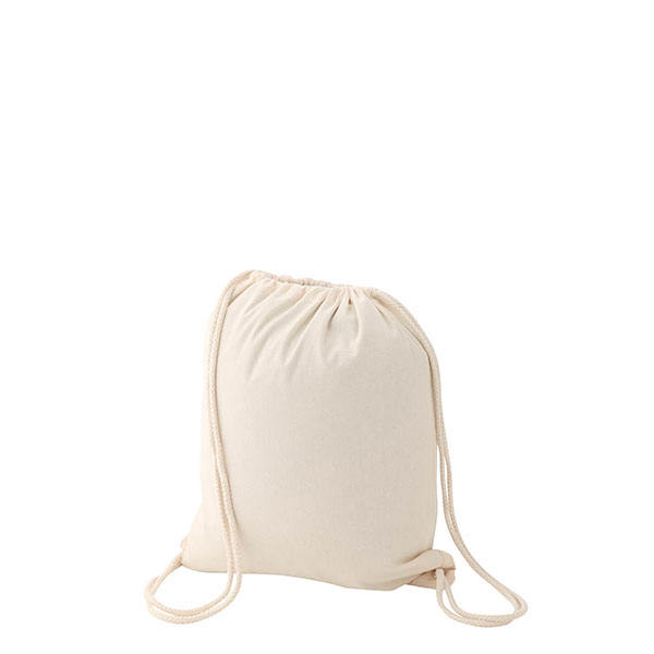 P072 Natural 5oz Cotton Drawstring Bag - Full Colour