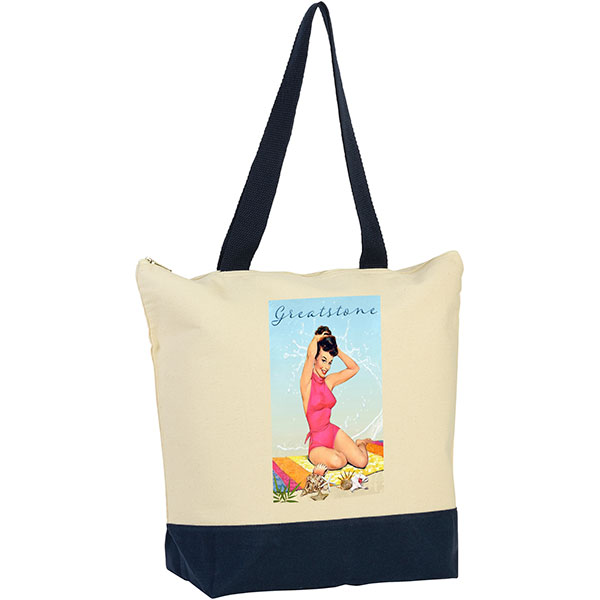 P070 Greatstone 12oz Cotton Deluxe Tote Bag - Full Colour