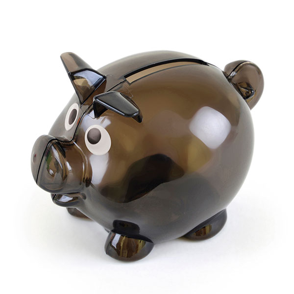 P045 Mini Plastic Piggy Bank - 1 Colour