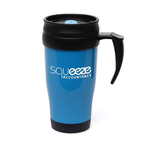 P102 Economy Coloured Travel Mug