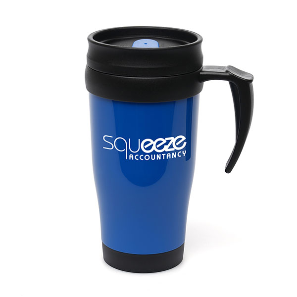 P102 Economy Coloured Travel Mug