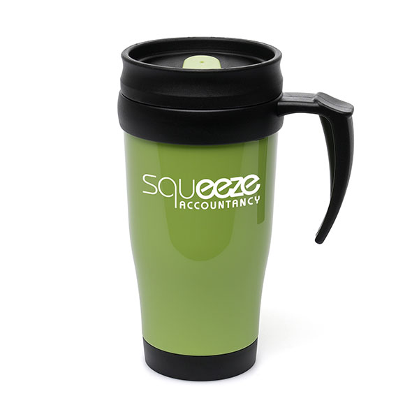 P102 Economy Coloured Travel Mug