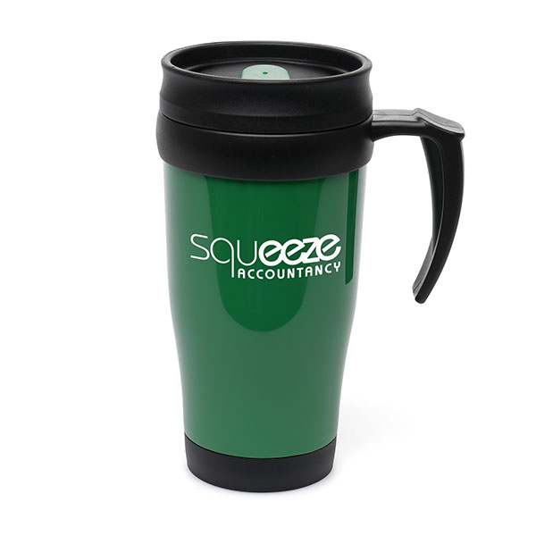 P102 Economy Coloured Travel Mug