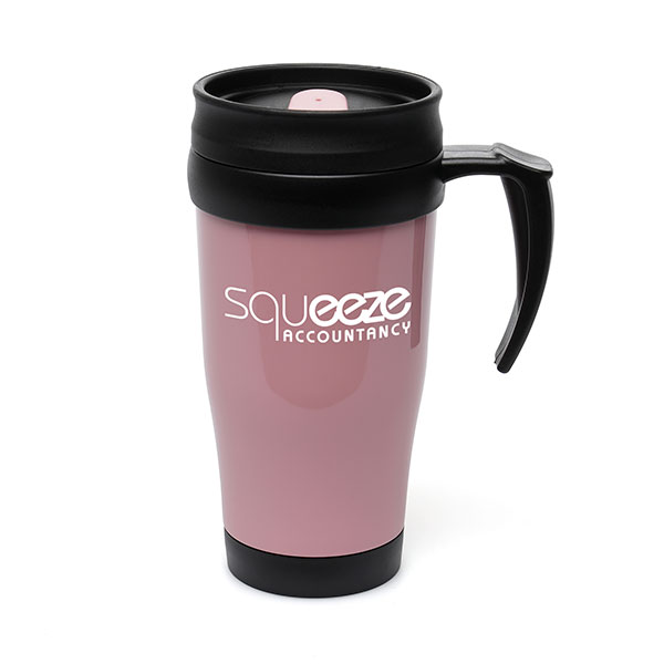 P102 Economy Coloured Travel Mug