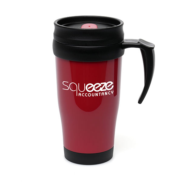 P102 Economy Coloured Travel Mug