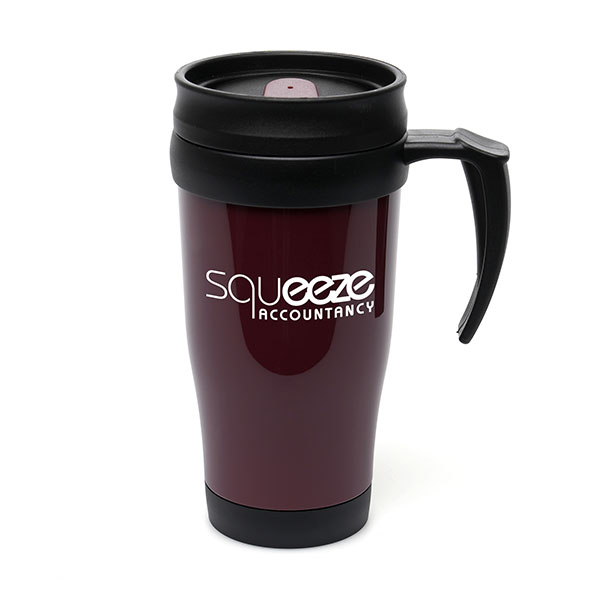 P102 Economy Coloured Travel Mug