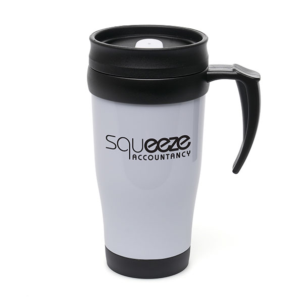 P102 Economy Coloured Travel Mug