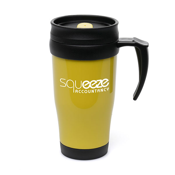 P102 Economy Coloured Travel Mug