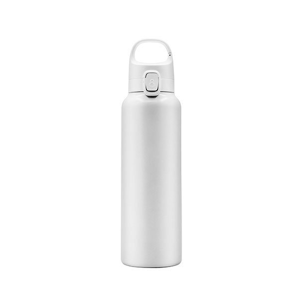 M018 Snap Lid Powder Coated Bottle 600ml - Engraved