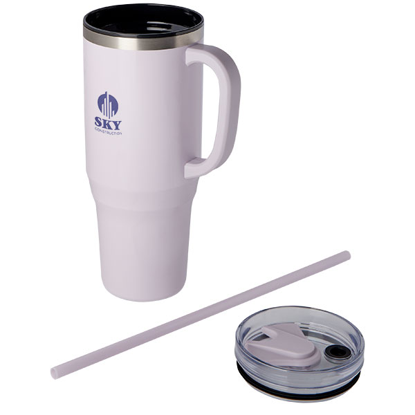 P102 Melbourne Insulated Tumbler with Straw - 1200ml