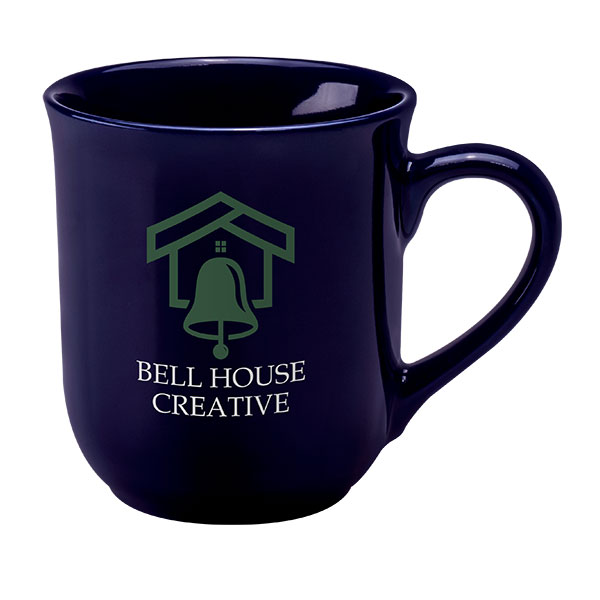P094 Bell Earthenware Mug - Coloured