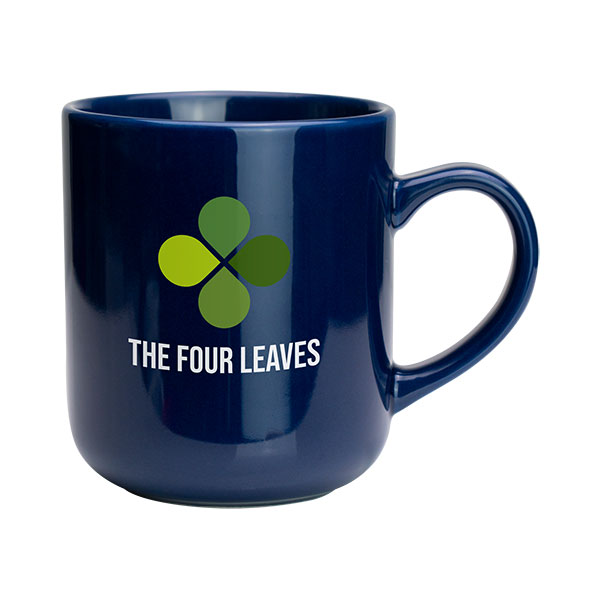 P095 Clover Earthenware Mug - Coloured