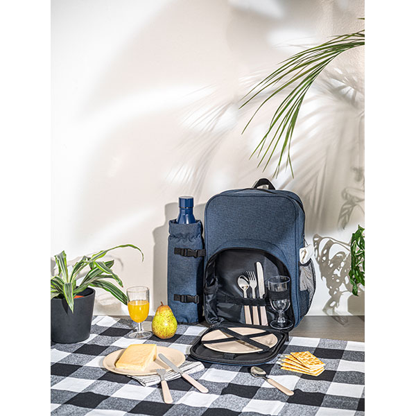 P057 Whitsunday 600D Recycled Picnic Cooler Backpack