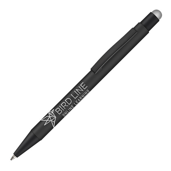 P127 Ergo-i Noir Soft Feel Ballpen - Engraved
