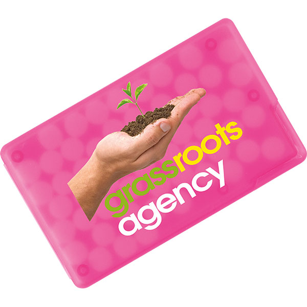 P087 Credit Card Shaped Mint Card Box - Full Colour