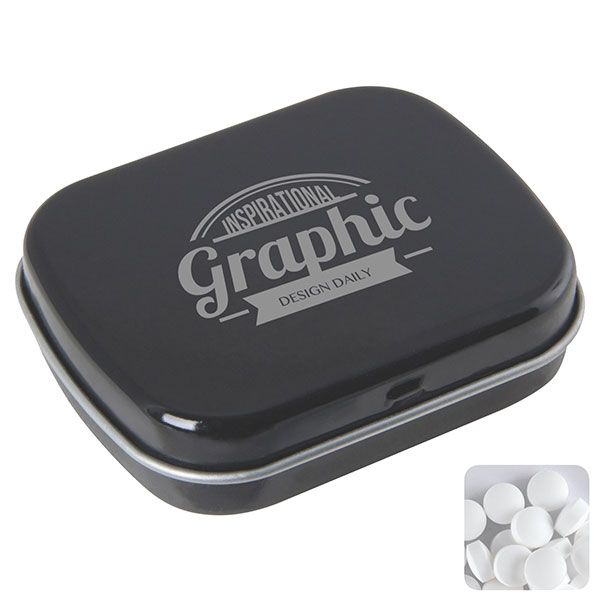 P087 Flat Mint Tin - 1 Colour