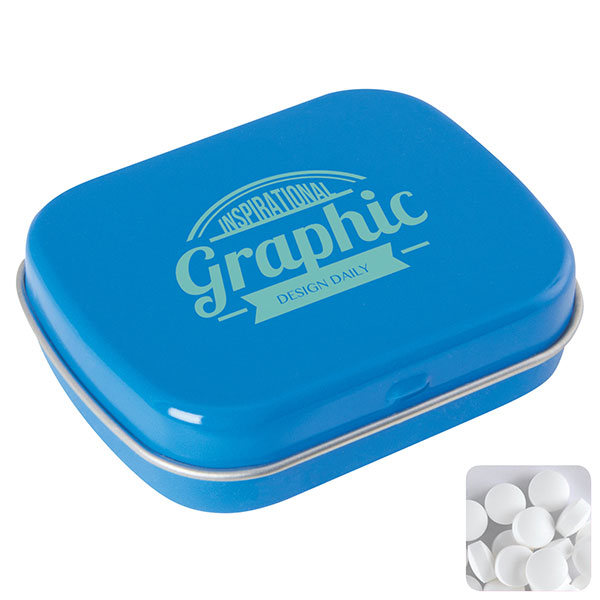 P087 Flat Mint Tin - 1 Colour