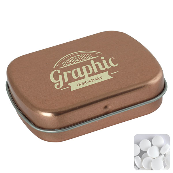 P087 Flat Mint Tin - 1 Colour