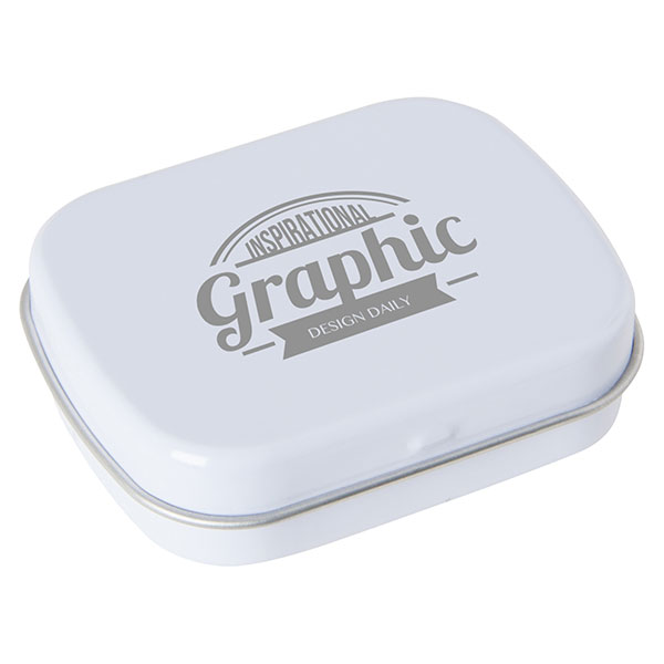 P087 Flat Mint Tin - 1 Colour
