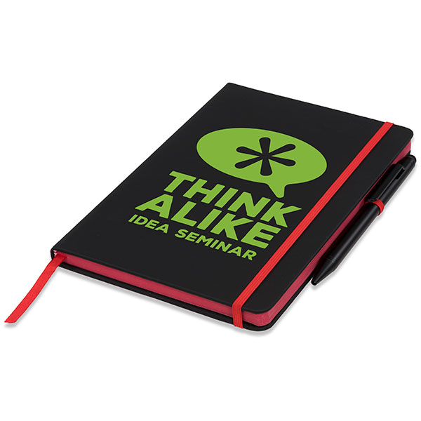 P147 Medium Noir Edge Notebook - 1 Colour