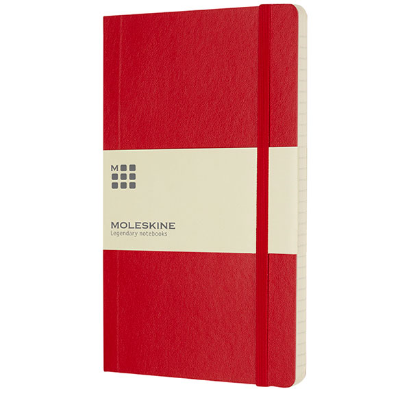 N146 Moleskine Classic Large Soft Cover Notebook  - Spot Colour