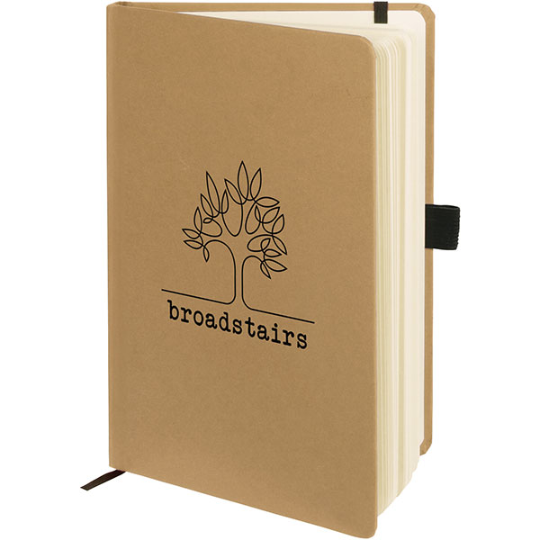 P147 Broadstairs A5 Eco Kraft Notebook - 1 Colour