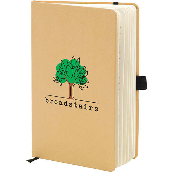 P147 Broadstairs A5 Eco Kraft Notebook - 1 Colour