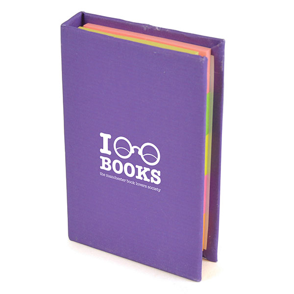 P139 Small Hard Back Sticky Notebook - 1 Colour