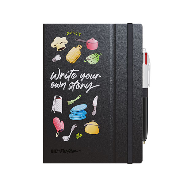P145 BIC A5 Notebook and 4 Colour Ballpen - Full Colour