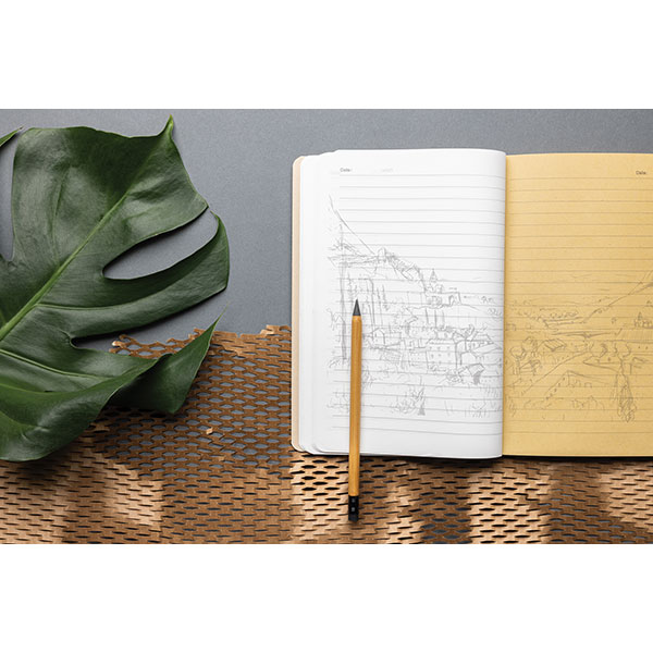 P145 Elowen A5 Sugar Cane & Bamboo Notebook