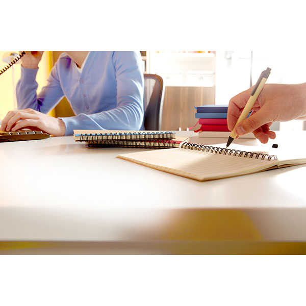 P142 Eco Wirobound Notebook with Ballpen - 1 Colour